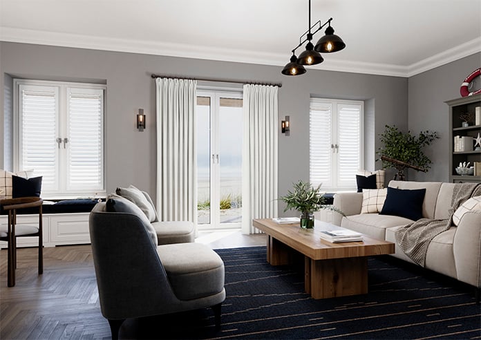 Sierra, Soft Grey - Perfect Fit Shutter Blind - Image 6